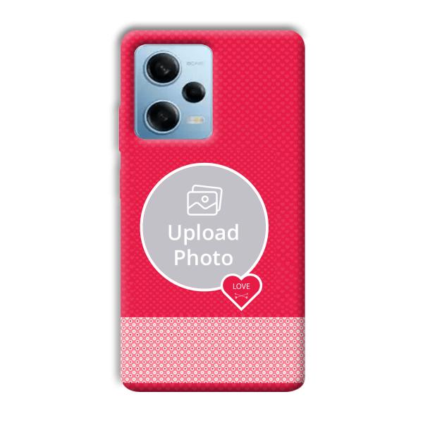 Love Symbol Customized Printed Back Cover for Redmi Note 12 5G