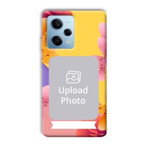 Colorful Flowers Customized Printed Back Cover for Redmi Note 12 5G
