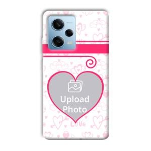 Hearts Customized Printed Back Cover for Redmi Note 12 5G