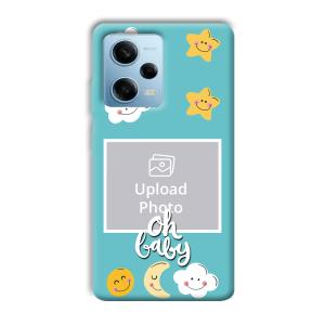 Oh Baby Customized Printed Back Cover for Redmi Note 12 5G