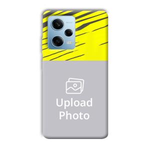 Yellow Lines Customized Printed Back Cover for Redmi Note 12 5G