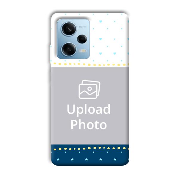 Cute Hearts Customized Printed Back Cover for Redmi Note 12 5G