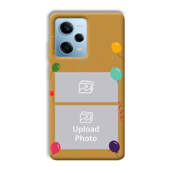 Balloons Customized Printed Back Cover for Redmi Note 12 5G