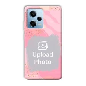 Sparkly Pink Customized Printed Back Cover for Redmi Note 12 5G