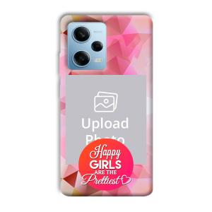 Happy Girls Customized Printed Back Cover for Redmi Note 12 5G