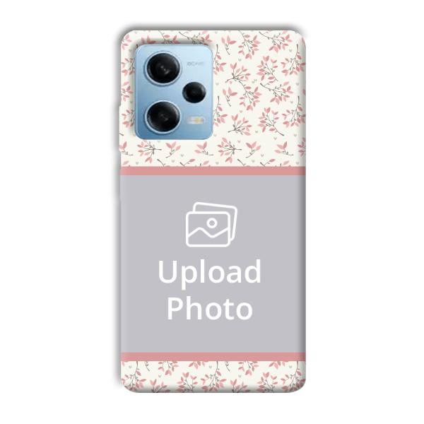 Leafy Design Customized Printed Back Cover for Redmi Note 12 5G