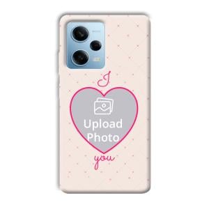 I Love You Customized Printed Back Cover for Redmi Note 12 5G