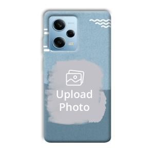 Waves Customized Printed Back Cover for Redmi Note 12 5G