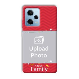 Happy Family Customized Printed Back Cover for Redmi Note 12 5G