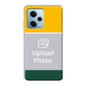 Yellow Green Customized Printed Back Cover for Redmi Note 12 5G