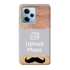 Moustache Customized Printed Back Cover for Redmi Note 12 5G