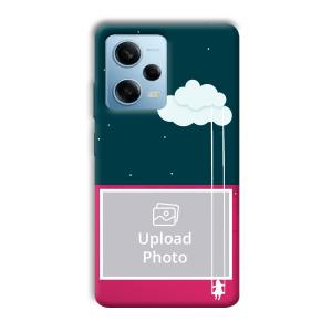 On The Clouds Customized Printed Back Cover for Redmi Note 12 5G