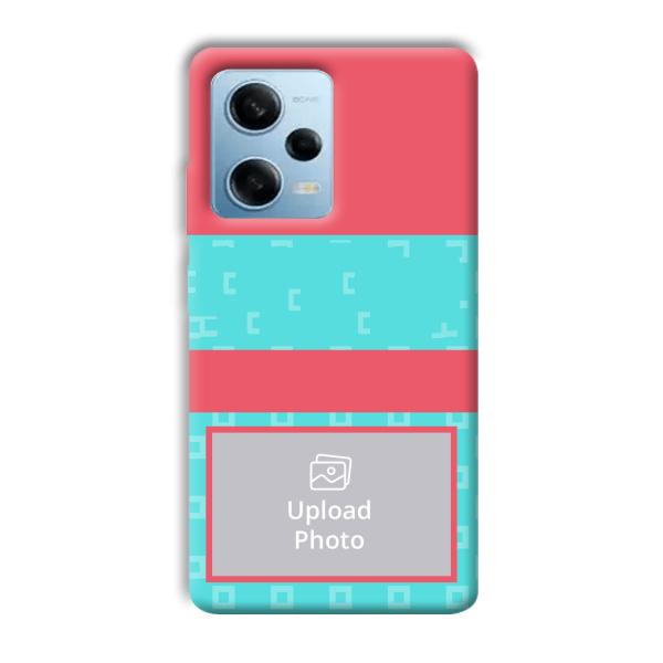Bluish Pattern Customized Printed Back Cover for Redmi Note 12 5G