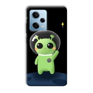 Alien Character Phone Customized Printed Back Cover for Redmi Note 12 5G