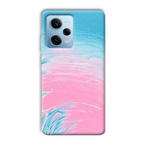 Pink Water Phone Customized Printed Back Cover for Redmi Note 12 5G
