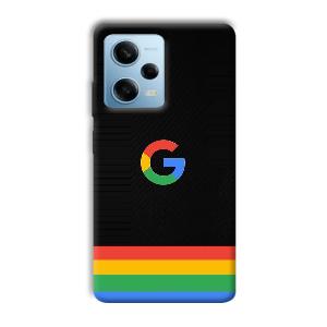 G Logo Phone Customized Printed Back Cover for Redmi Note 12 5G