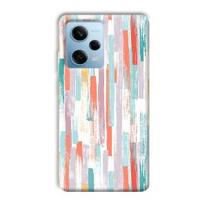 Light Paint Stroke Phone Customized Printed Back Cover for Redmi Note 12 5G