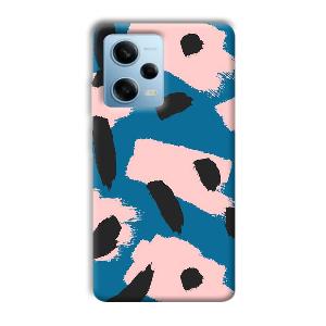 Black Dots Pattern Phone Customized Printed Back Cover for Redmi Note 12 5G