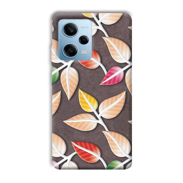 Leaves Phone Customized Printed Back Cover for Redmi Note 12 5G