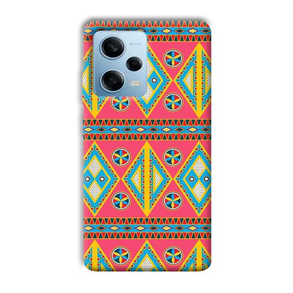Colorful Rhombus Phone Customized Printed Back Cover for Redmi Note 12 5G