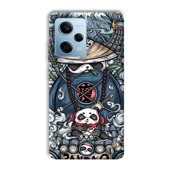 Panda Q Phone Customized Printed Back Cover for Redmi Note 12 5G
