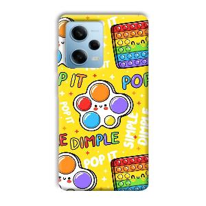 Pop It Phone Customized Printed Back Cover for Redmi Note 12 5G