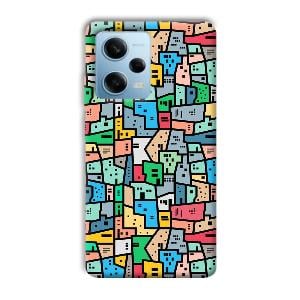Small Homes Phone Customized Printed Back Cover for Redmi Note 12 5G