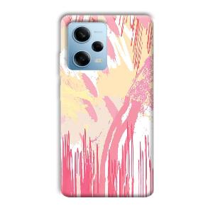 Pink Pattern Designs Phone Customized Printed Back Cover for Redmi Note 12 5G