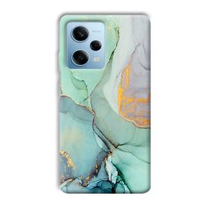 Green Marble Phone Customized Printed Back Cover for Redmi Note 12 5G