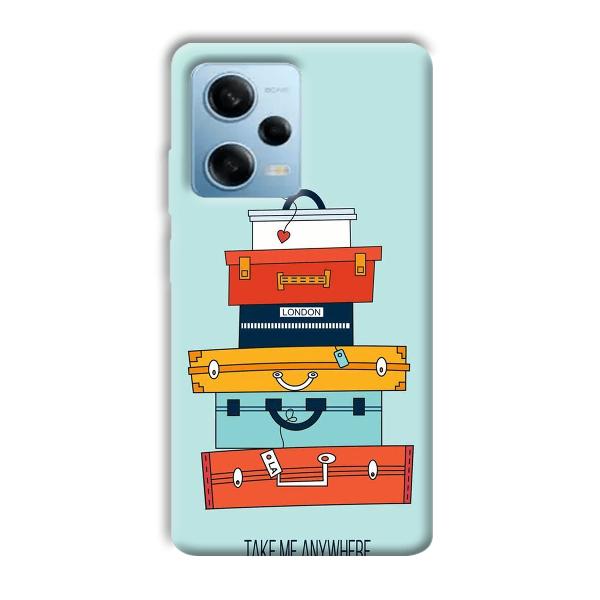 Take Me Anywhere Phone Customized Printed Back Cover for Redmi Note 12 5G