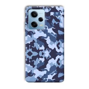 Blue Patterns Phone Customized Printed Back Cover for Redmi Note 12 5G