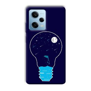 Night Bulb Phone Customized Printed Back Cover for Redmi Note 12 5G