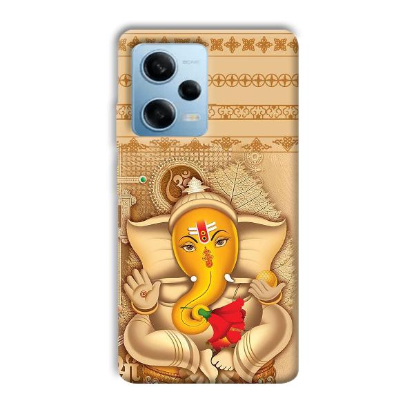 Ganesha Phone Customized Printed Back Cover for Redmi Note 12 5G