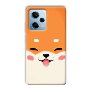 Smiley Cat Phone Customized Printed Back Cover for Redmi Note 12 5G