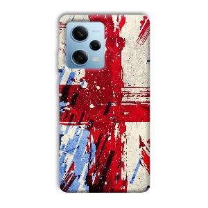 Red Cross Design Phone Customized Printed Back Cover for Redmi Note 12 5G