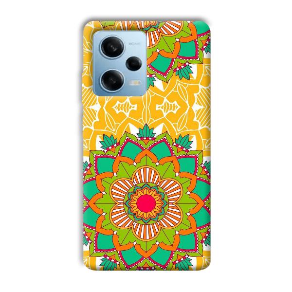 Mandala Art Phone Customized Printed Back Cover for Redmi Note 12 5G