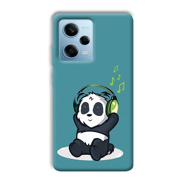 Panda  Phone Customized Printed Back Cover for Redmi Note 12 5G