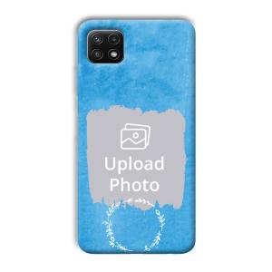 Blue Design Customized Printed Back Cover for Samsung Galaxy A22
