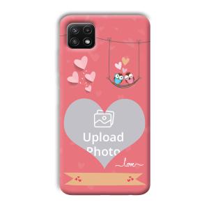 Love Birds Design Customized Printed Back Cover for Samsung Galaxy A22