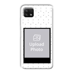 White Background  Customized Printed Back Cover for Samsung Galaxy A22