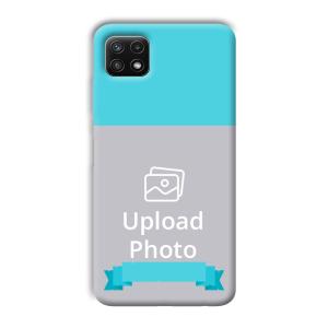 Blue Customized Printed Back Cover for Samsung Galaxy A22