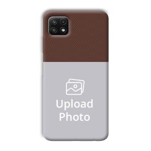 Brown Customized Printed Back Cover for Samsung Galaxy A22