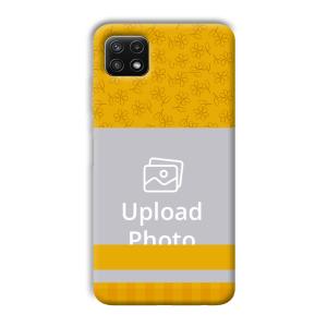 Mustard Flowers Customized Printed Back Cover for Samsung Galaxy A22