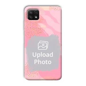Sparkly Pink Customized Printed Back Cover for Samsung Galaxy A22