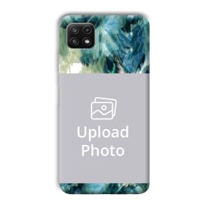 Peacock's Feathers Customized Printed Back Cover for Samsung Galaxy A22
