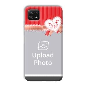 Valentine Customized Printed Back Cover for Samsung Galaxy A22