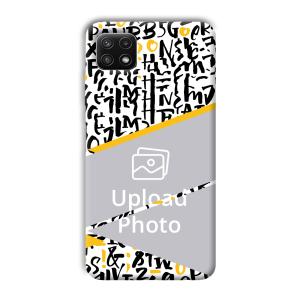 Letters Customized Printed Back Cover for Samsung Galaxy A22
