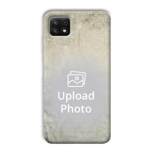 Grey Retro Customized Printed Back Cover for Samsung Galaxy A22