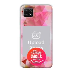 Happy Girls Customized Printed Back Cover for Samsung Galaxy A22