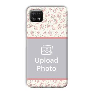 Leafy Design Customized Printed Back Cover for Samsung Galaxy A22